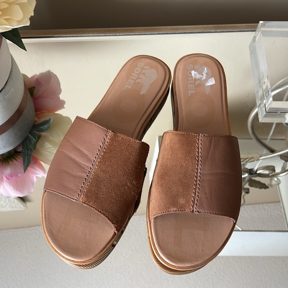 Sorel Ella II Block Slide Sandals for Women - Picture 3 of 11